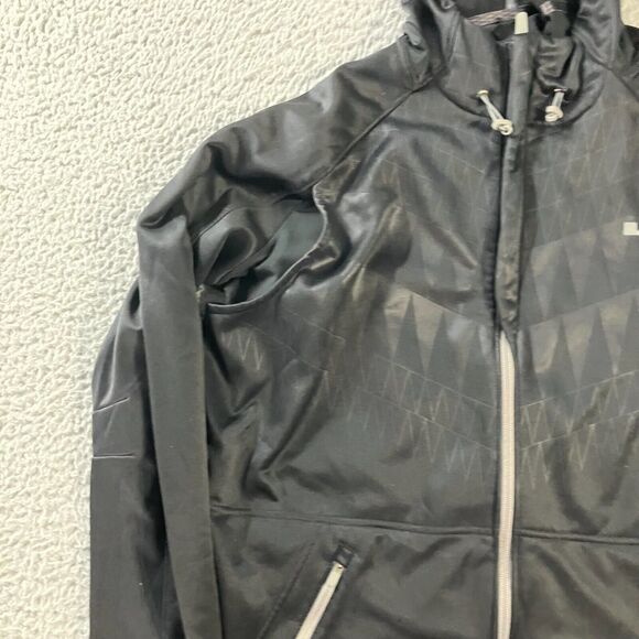 Nike Jacket Mens Large Black Lebron Ultimate Hyper Elite Therma Fit Warm Up Zip - Picture 3 of 8